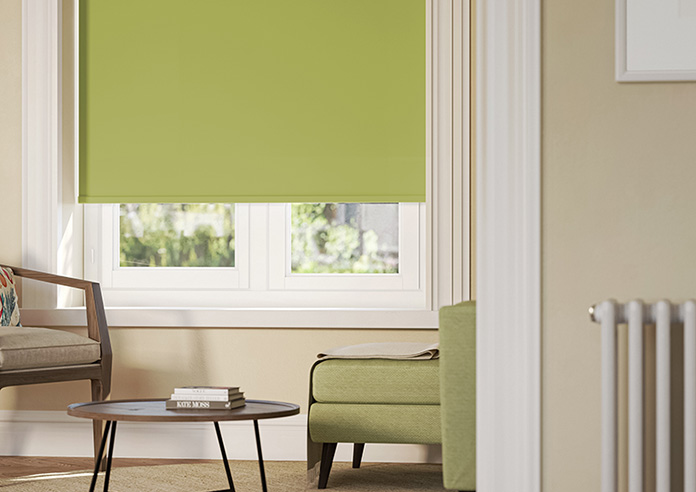 Trinity (Blackout), Lime - Roller Blind - Image 5